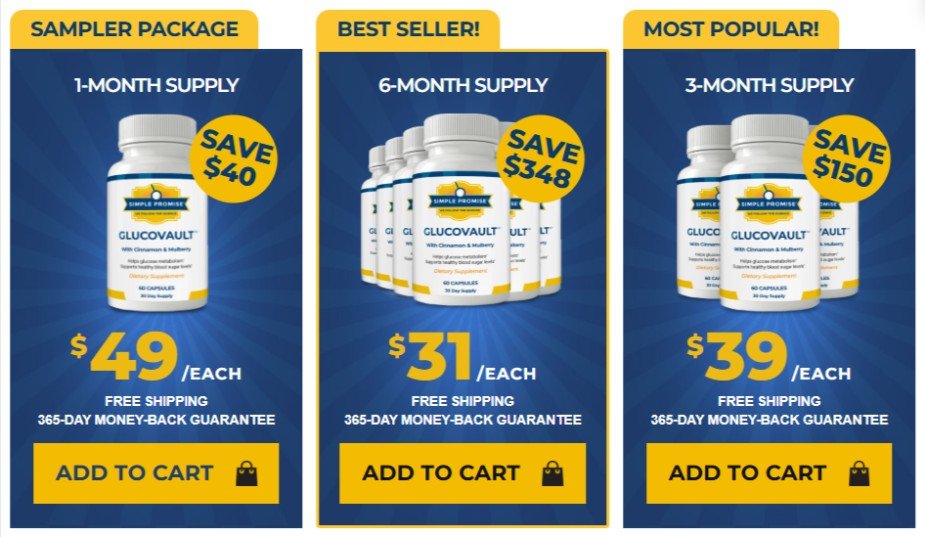 GlucoVault-price